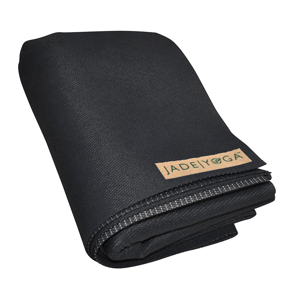 Jade Yoga Voyager Mat - Black V398-JY-668BK