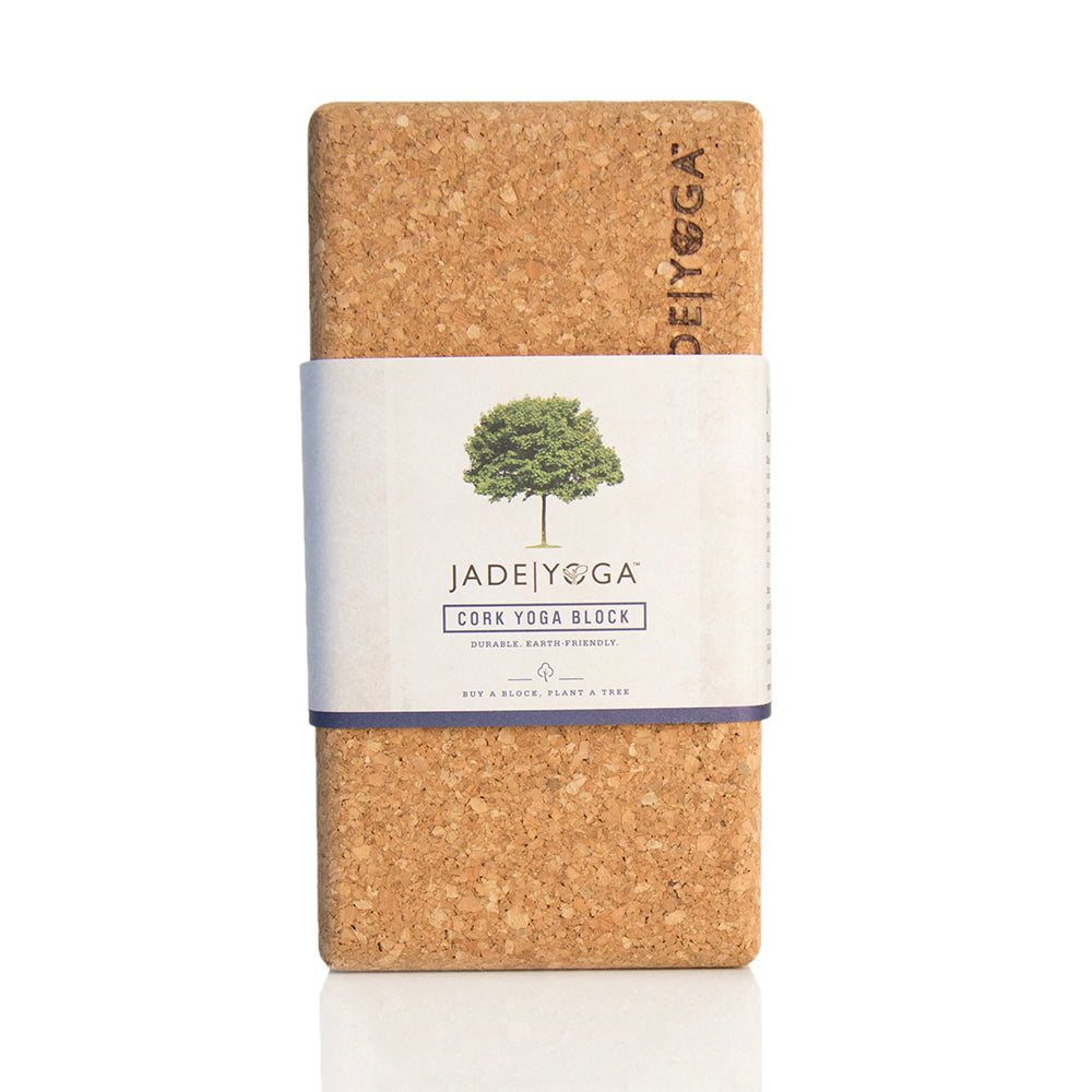 Jade Yoga Cork Yoga Block - Small V398-JY-CYBS