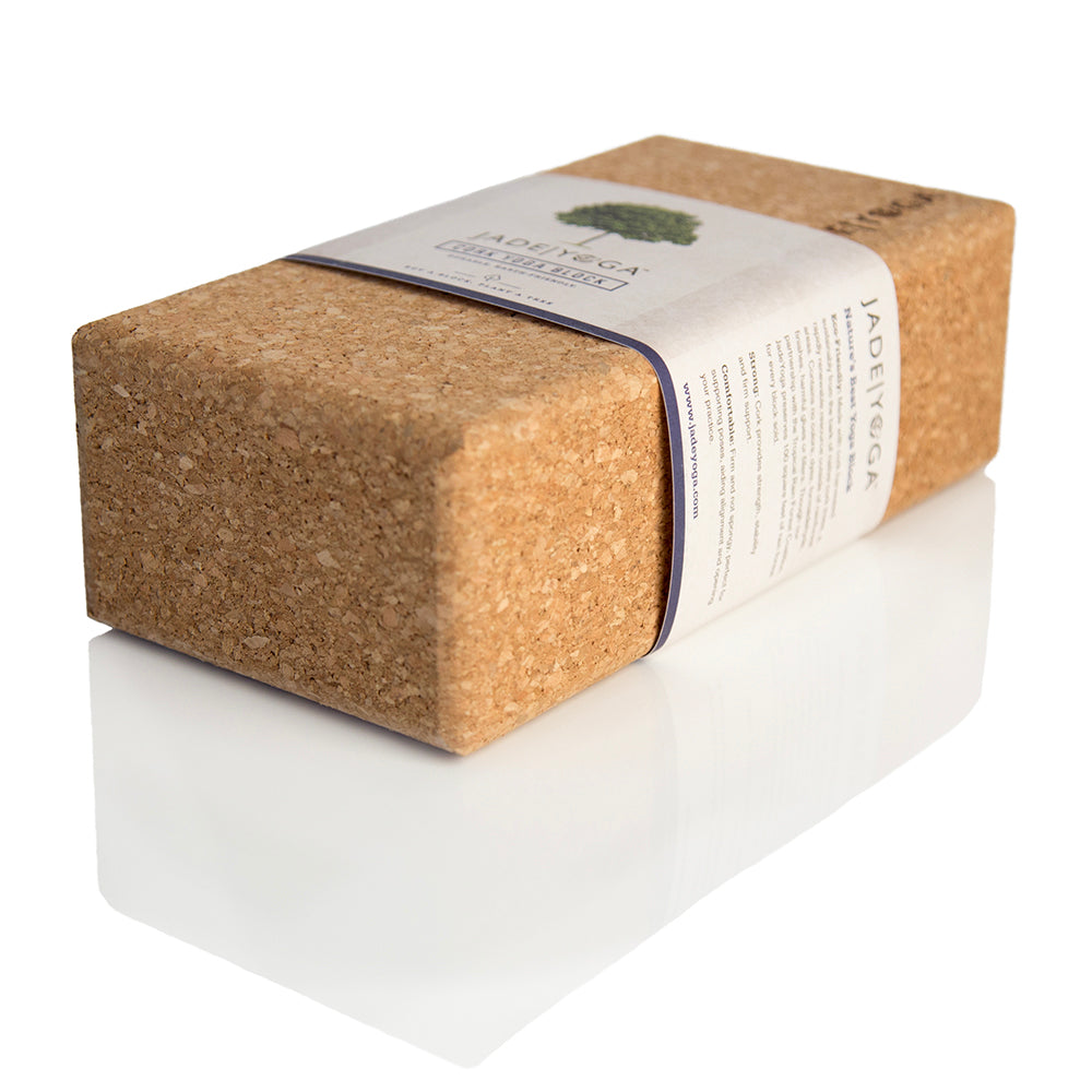 Jade Yoga Cork Yoga Block - Small V398-JY-CYBS