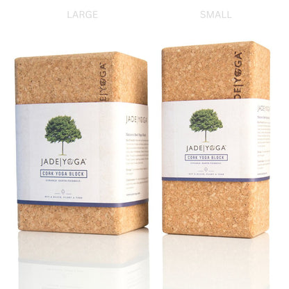 Jade Yoga Cork Yoga Block - Small V398-JY-CYBS