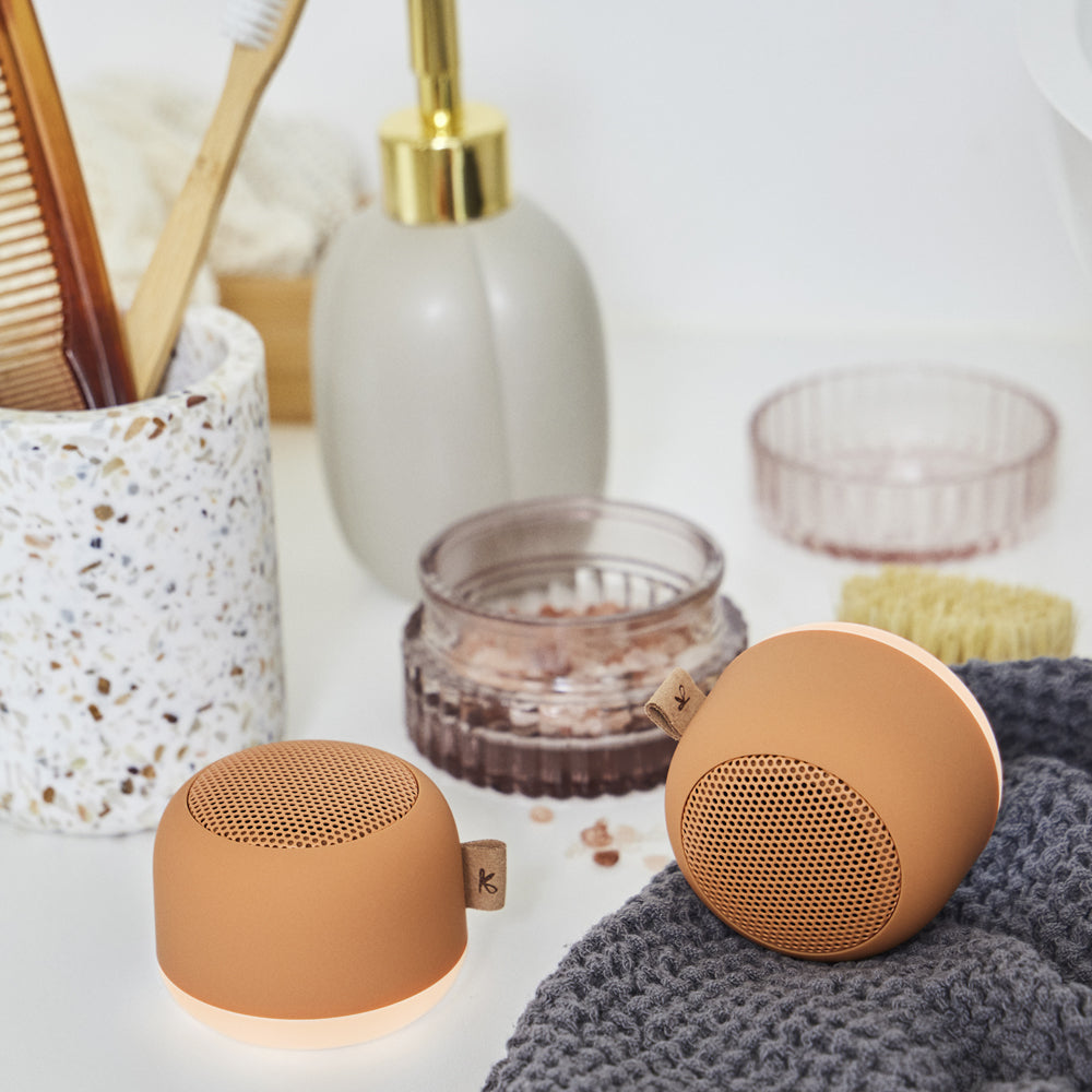 Kreafunk Alight Bluetooth Speaker - Waffle Orange V398-KFAT05