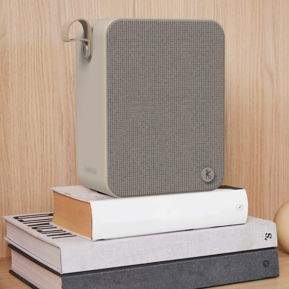Kreafunk Aboom+ Bluetooth Speaker - Ivory Sand V398-KFDY09