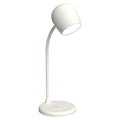 Kreafunk Ellie Lamp W/ Qi Charger And Bluetooth Speaker - White V398-KFEW01
