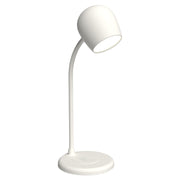 Kreafunk Ellie Lamp W/ Qi Charger And Bluetooth Speaker - White V398-KFEW01