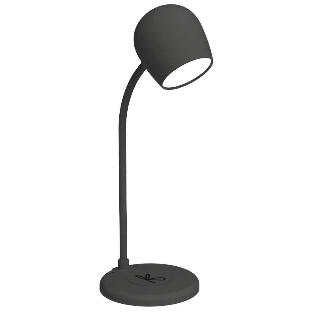 Kreafunk Ellie Lamp W/ Qi Charger And Bluetooth Speaker - Black V398-KFEW02
