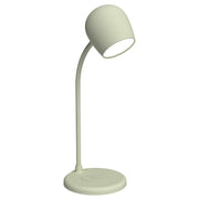Kreafunk Ellie Lamp W/ Qi Charger And Bluetooth Speaker - Dusty Olive V398-KFEW08