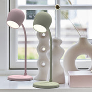 Kreafunk Ellie Lamp W/ Qi Charger And Bluetooth Speaker - Dusty Olive V398-KFEW08