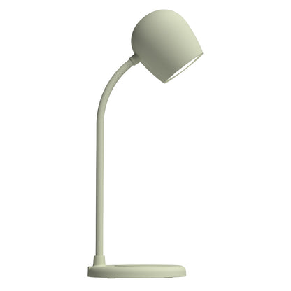 Kreafunk Ellie Lamp W/ Qi Charger And Bluetooth Speaker - Dusty Olive V398-KFEW08