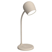 Kreafunk Ellie Lamp W/ Qi Charger And Bluetooth Speaker - Ivory Sand V398-KFEW09