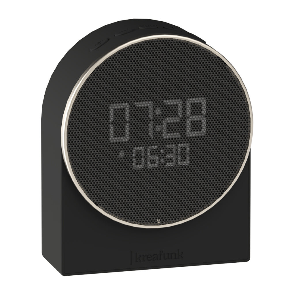 Kreafunk Ivy Alarm Clock W/ Bluetooth Speaker - Black V398-KFEW22