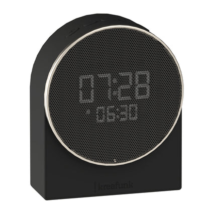 Kreafunk Ivy Alarm Clock W/ Bluetooth Speaker - Black V398-KFEW22