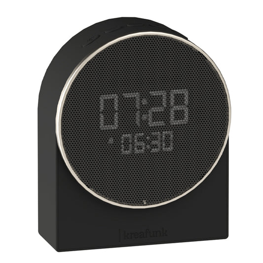 Kreafunk Ivy Alarm Clock W/ Bluetooth Speaker - Black V398-KFEW22