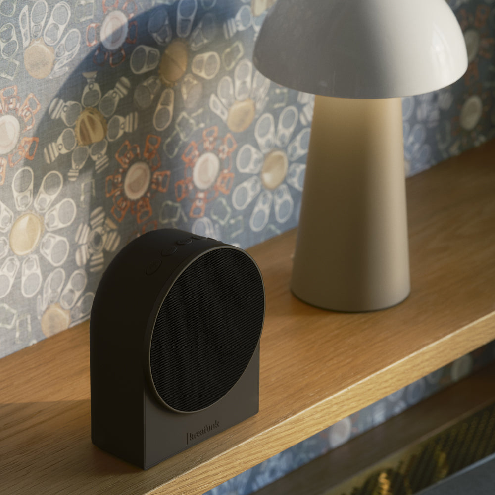 Kreafunk Ivy Alarm Clock W/ Bluetooth Speaker - Black V398-KFEW22