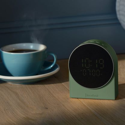 Kreafunk Ivy Alarm Clock W/ Bluetooth Speaker - Nordic Green V398-KFEW28