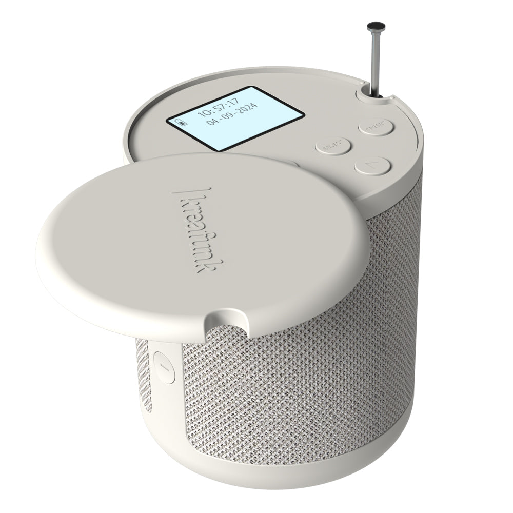 Kreafunk Dabbie Dab+/Fm Radio W/ Bluetooth - Soft White V398-KFFU01
