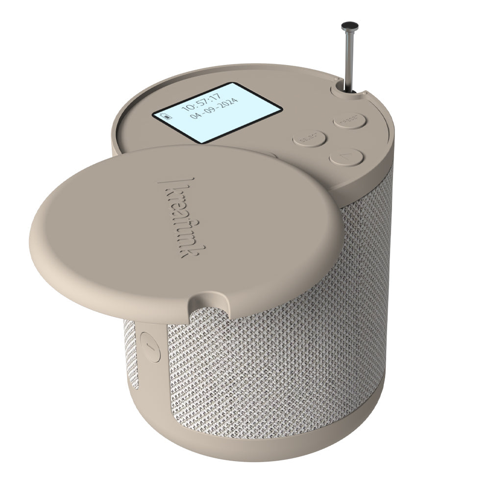 Kreafunk Dabbie Dab+/Fm Radio W/ Bluetooth - Ivory Sand V398-KFFU09