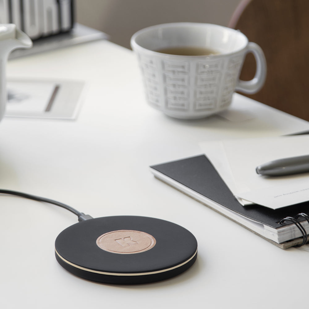 Kreafunk Wicharge 2 Wireless Qi Charger 15W - Black V398-KFKE22