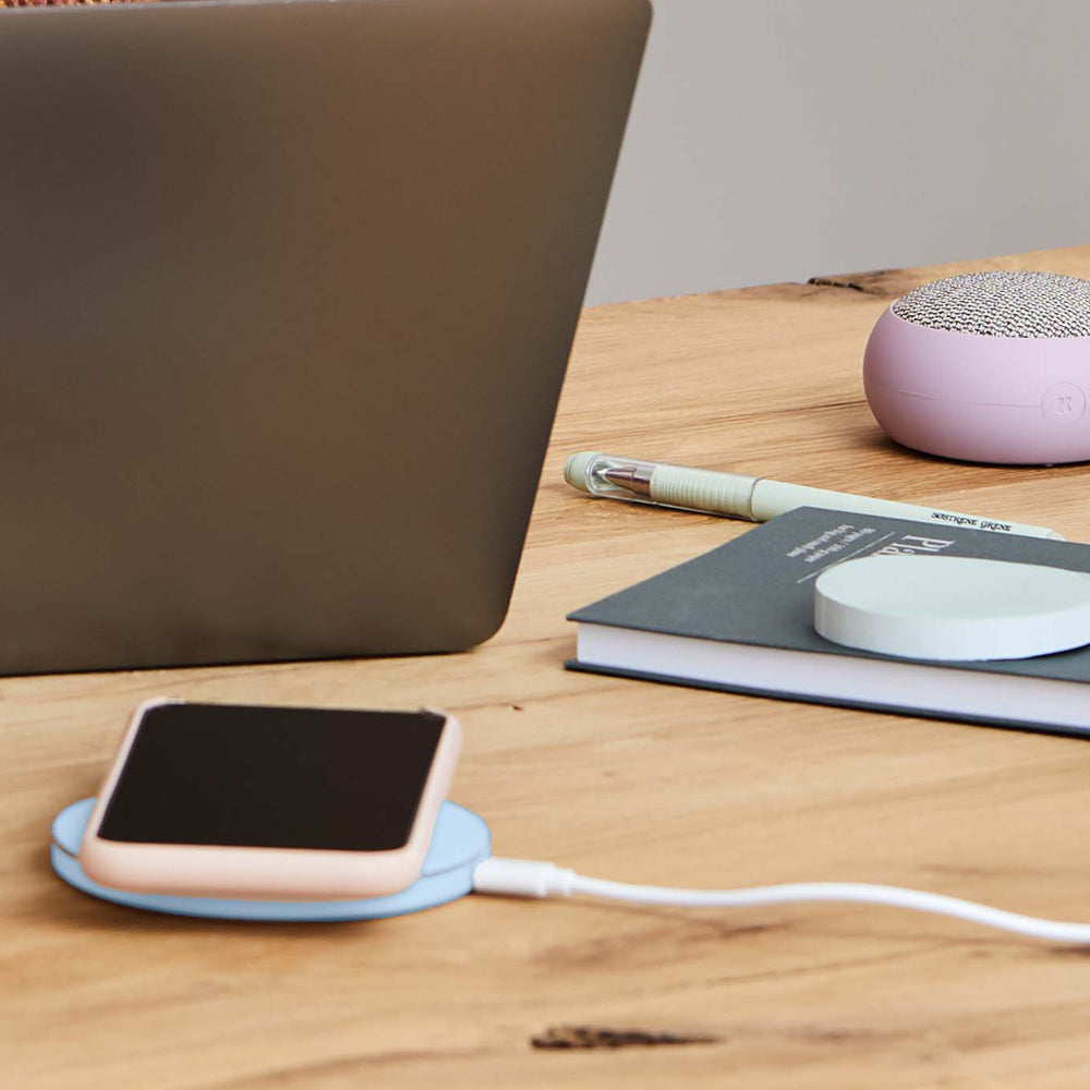 Kreafunk Wicharge 2 Wireless Qi Charger 15W - Cloudy Blue V398-KFKE26