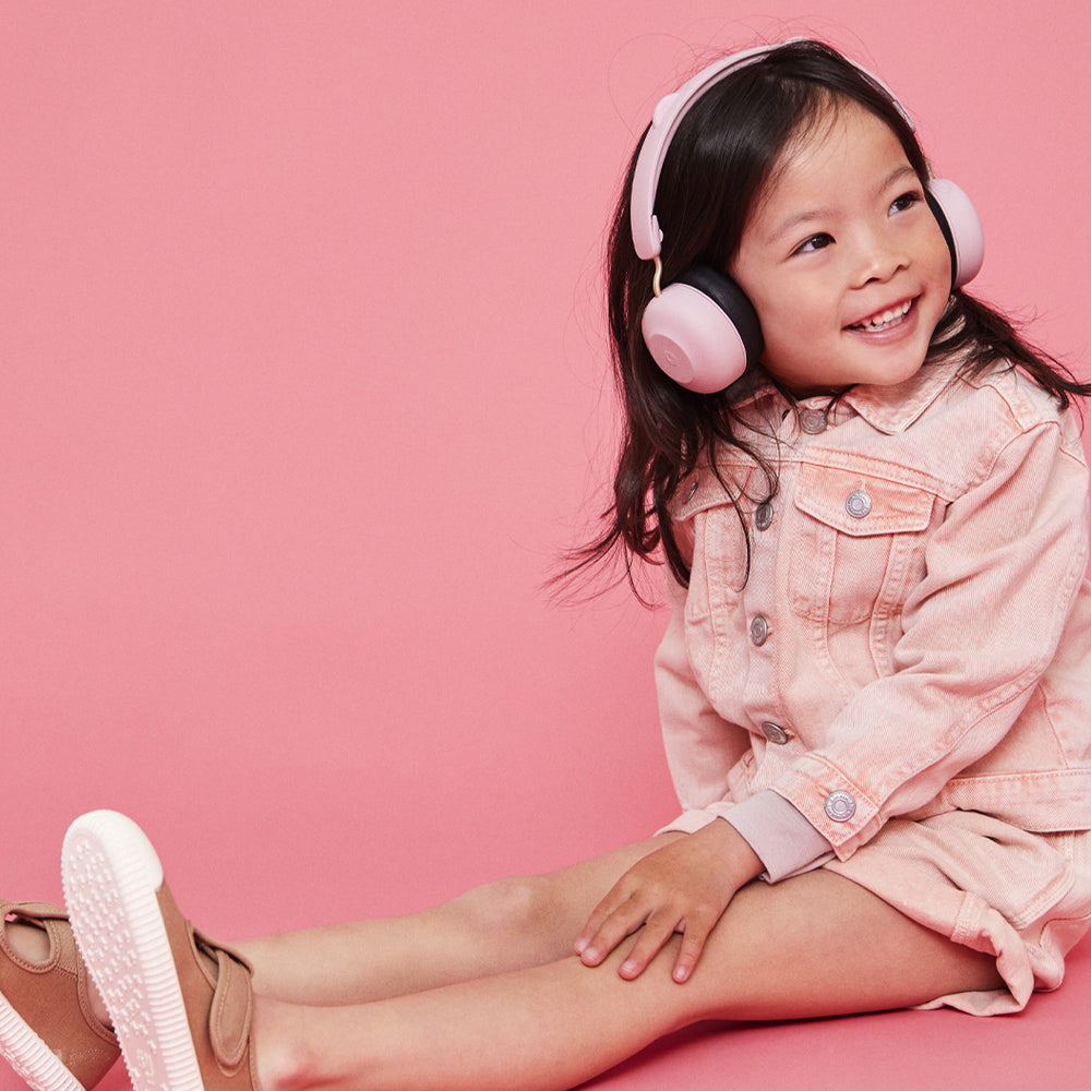 Kreafunk Kids Buzz Junior Bluetooth Headphones - Dusty Rose V398-KFKLK03