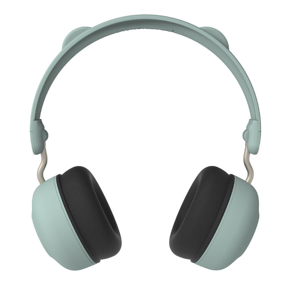 Kreafunk Kids Buzz Junior Bluetooth Headphones - Dusty Green V398-KFKLK08