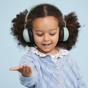Kreafunk Kids Buzz Junior Bluetooth Headphones - Dusty Green V398-KFKLK08