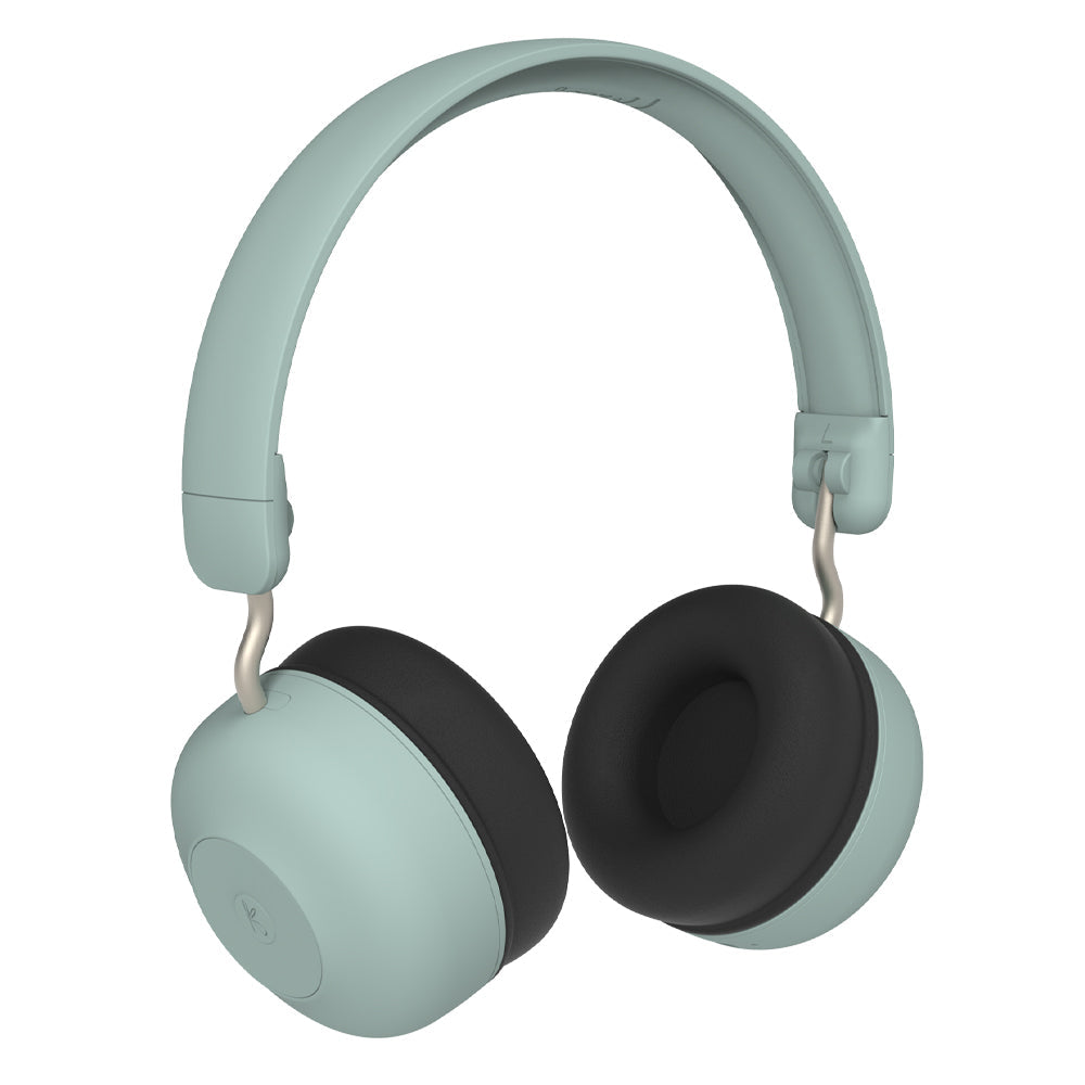 Kreafunk Kids Buzz Bluetooth Headphones W/ Anc - Dusty Green V398-KFKLK18