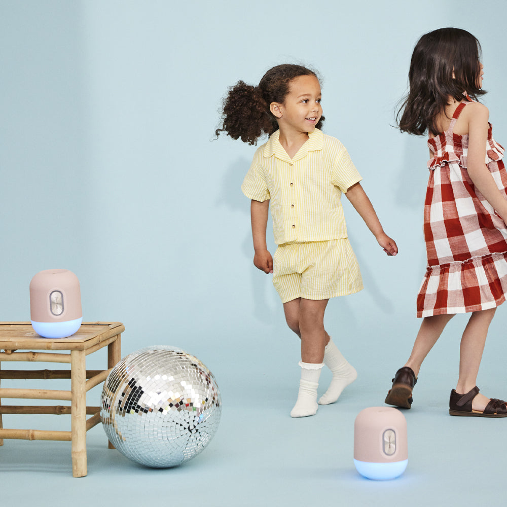 Kreafunk Kids Glowie Bluetooth Speaker W/ Light - Cloudy Blue V398-KFKLP04