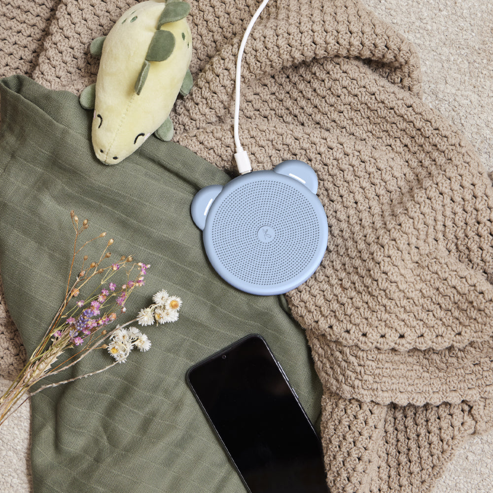 Kreafunk Kids Paddy Wireless Qi Charger 15W - Cloudy Blue V398-KFKYI14