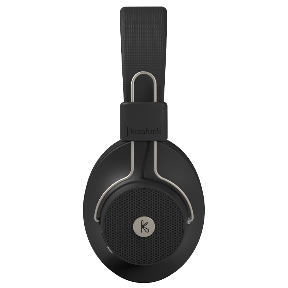 Kreafunk Abeat Qi Bluetooth Headphones W/ Anc - Black V398-KFLK12QI
