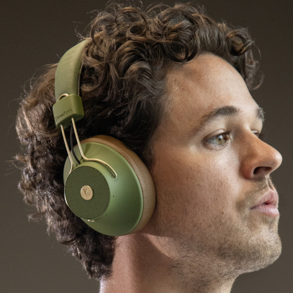 Kreafunk Abeat Qi Bluetooth Headphones W/ Anc - Urban Green V398-KFLK18QI