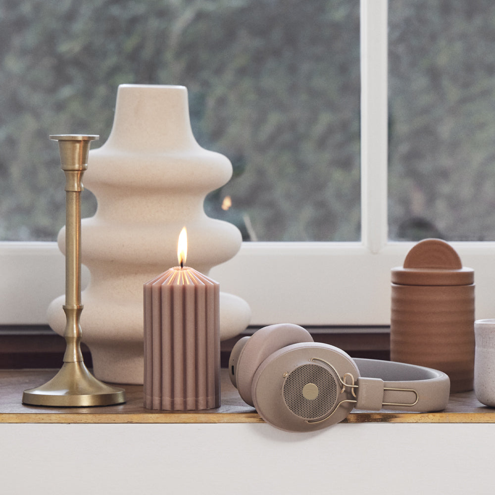 Kreafunk Abeat Qi Bluetooth Headphones W/ Anc - Ivory Sand V398-KFLK19QI
