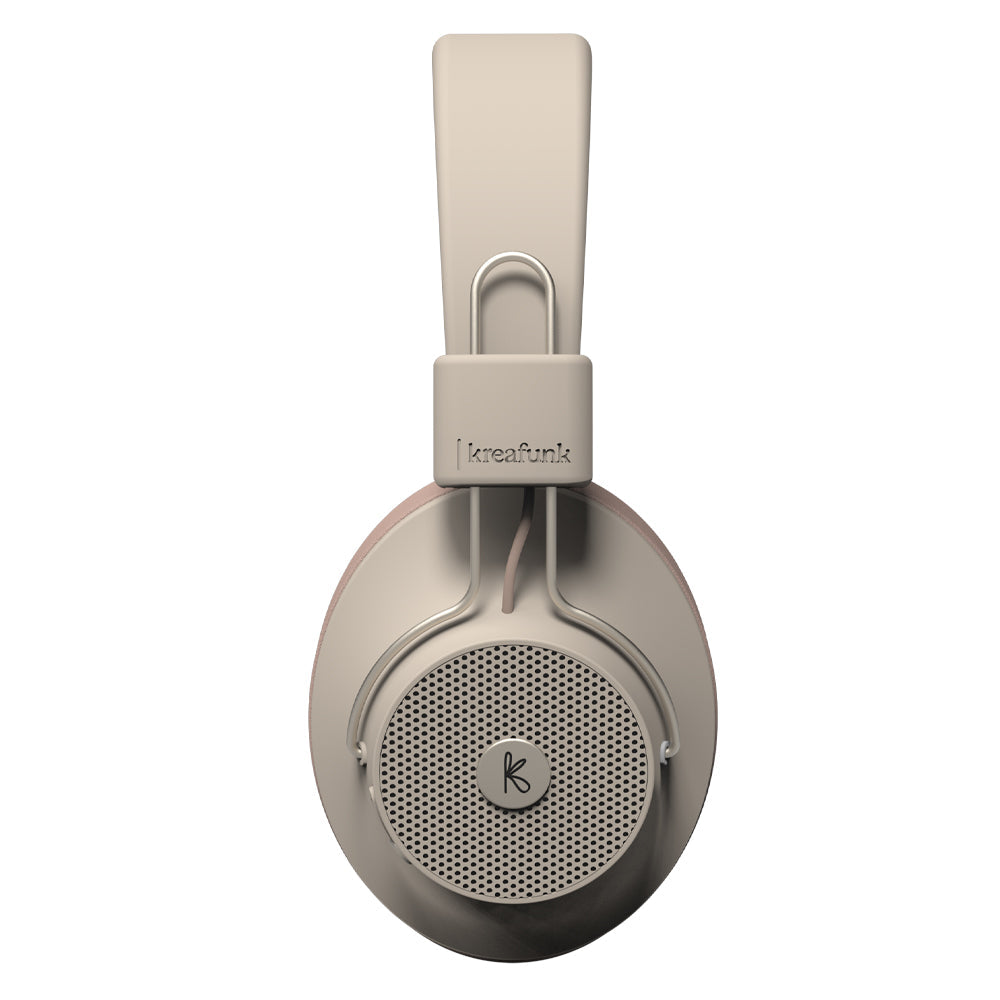 Kreafunk Abeat Qi Bluetooth Headphones W/ Anc - Ivory Sand V398-KFLK19QI