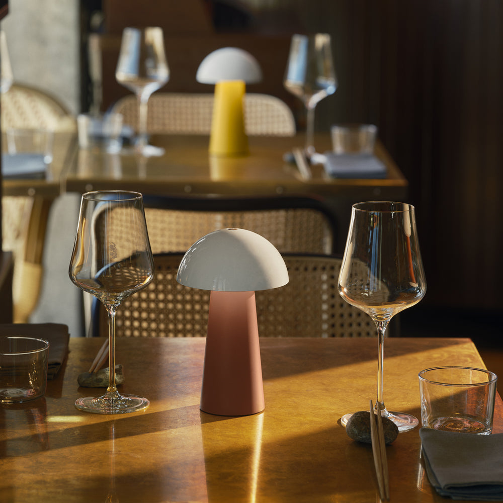 Kreafunk Bello Lamp, Portable And Rechargeable - Terracotta V398-KFLS03