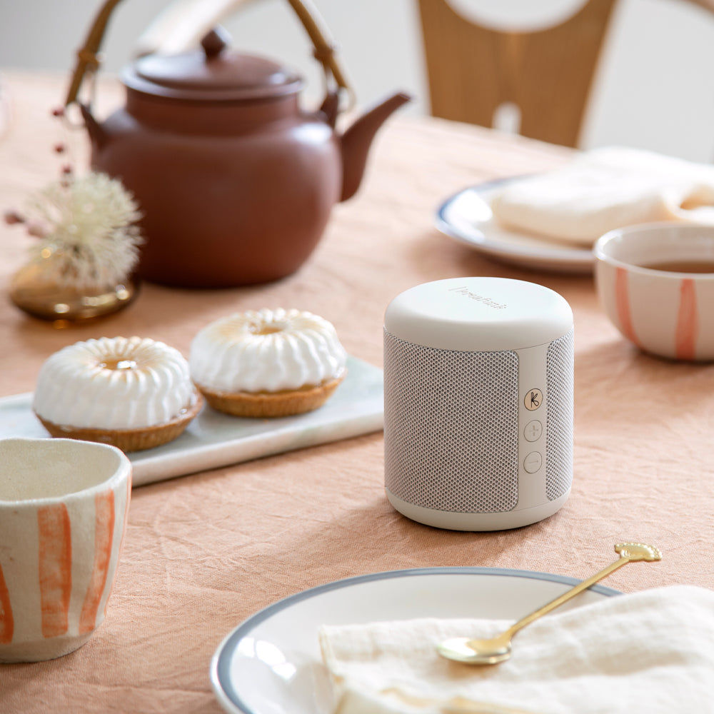 Kreafunk Karl Bluetooth Speaker - Soft White V398-KFRX11