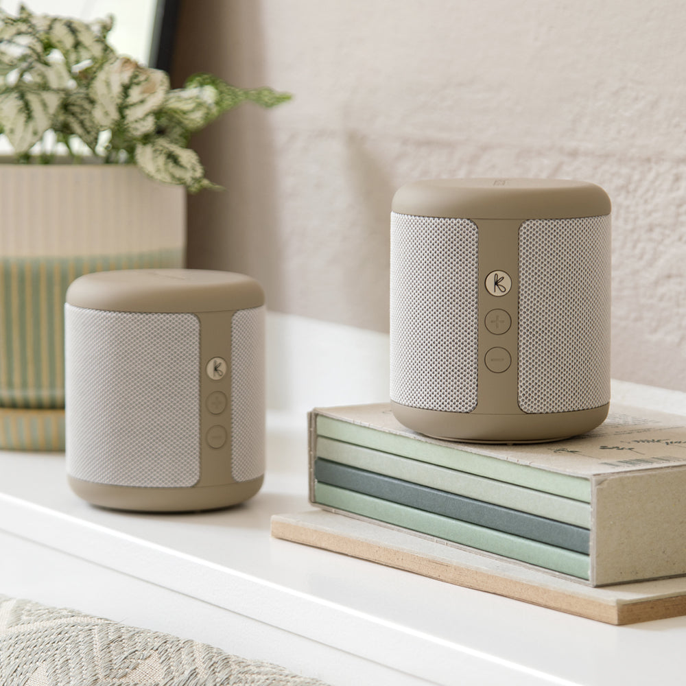 Kreafunk Karl Bluetooth Speaker - Ivory Sand V398-KFRX19