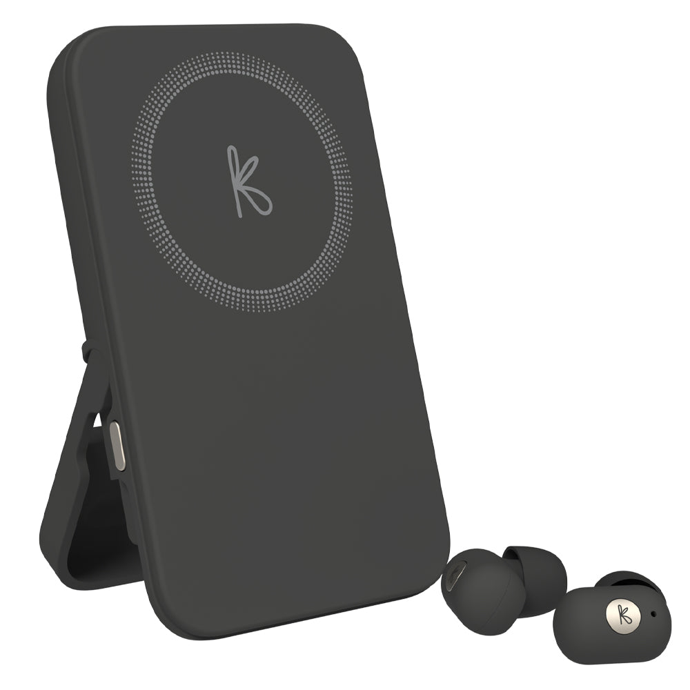 Kreafunk Tocharge Go Powerbank + Earbuds - Black V398-KFTE82