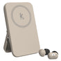 Kreafunk Tocharge Go Powerbank + Earbuds - Ivory Sand V398-KFTE89