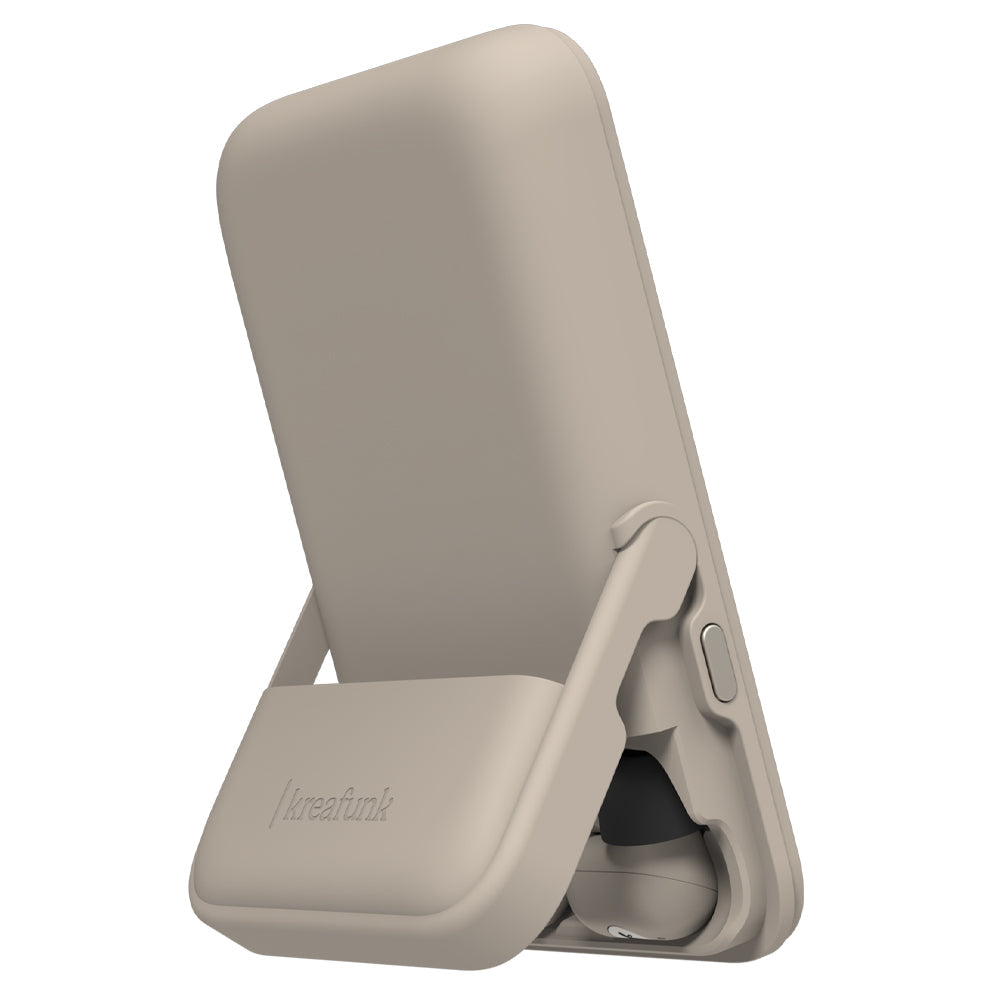 Kreafunk Tocharge Go Powerbank + Earbuds - Ivory Sand V398-KFTE89