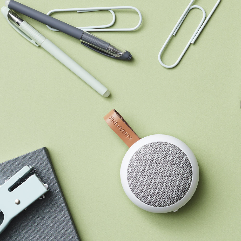 Kreafunk Ago 2 Fabric Bluetooth Speaker - White V398-KFWT141