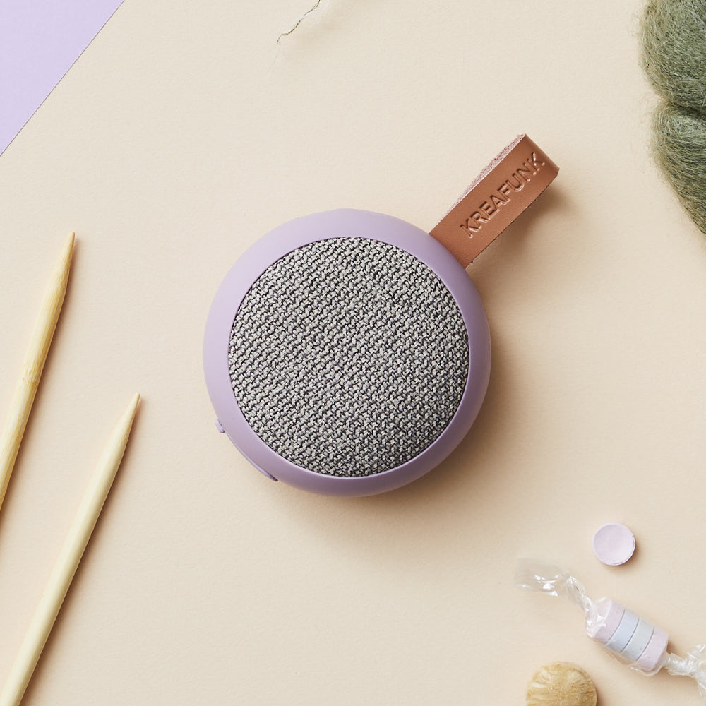 Kreafunk Ago 2 Fabric Bluetooth Speaker - Calm Purple V398-KFWT143