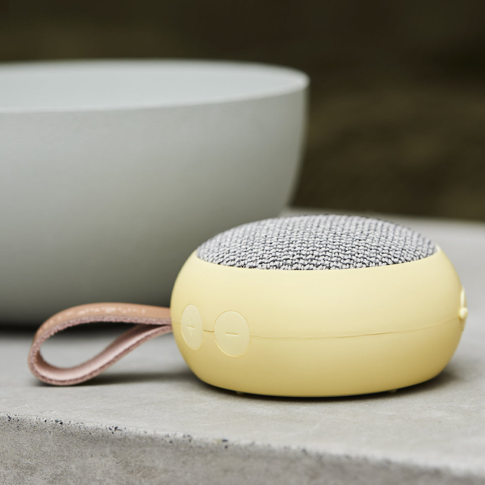 Kreafunk Ago 2 Fabric Bluetooth Speaker - Soft Yellow V398-KFWT146