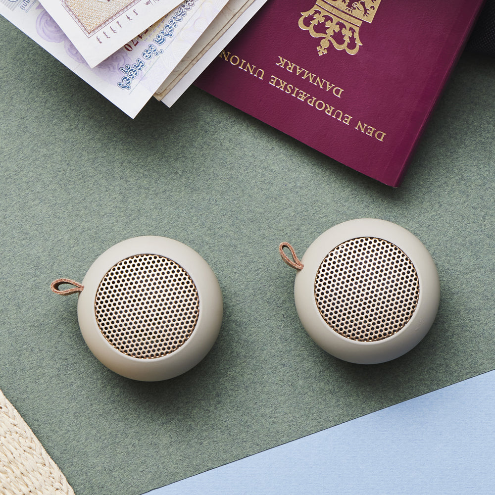 Kreafunk Ago Mini Bluetooth Speaker - Ivory Sand V398-KFWT159