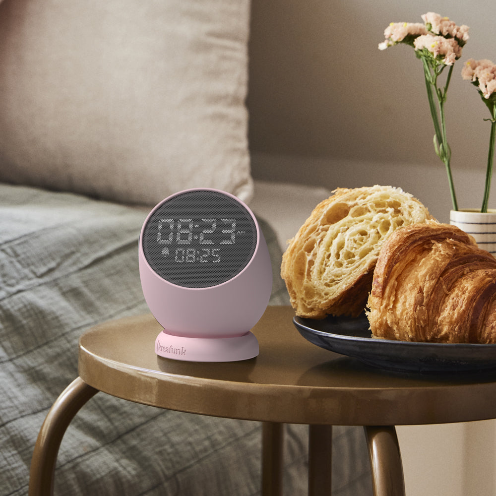 Kreafunk Bell Alarm Clock - Dusty Rose V398-KFYI03