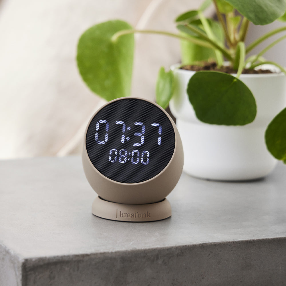 Kreafunk Bell Alarm Clock - Ivory Sand V398-KFYI09