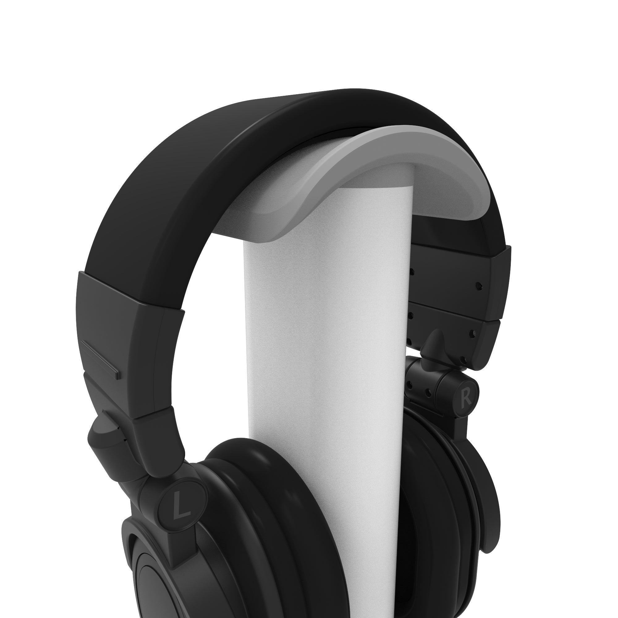 Kanto H2W Premium Universal Desktop Headphone Stand, White V398-KO-H2W