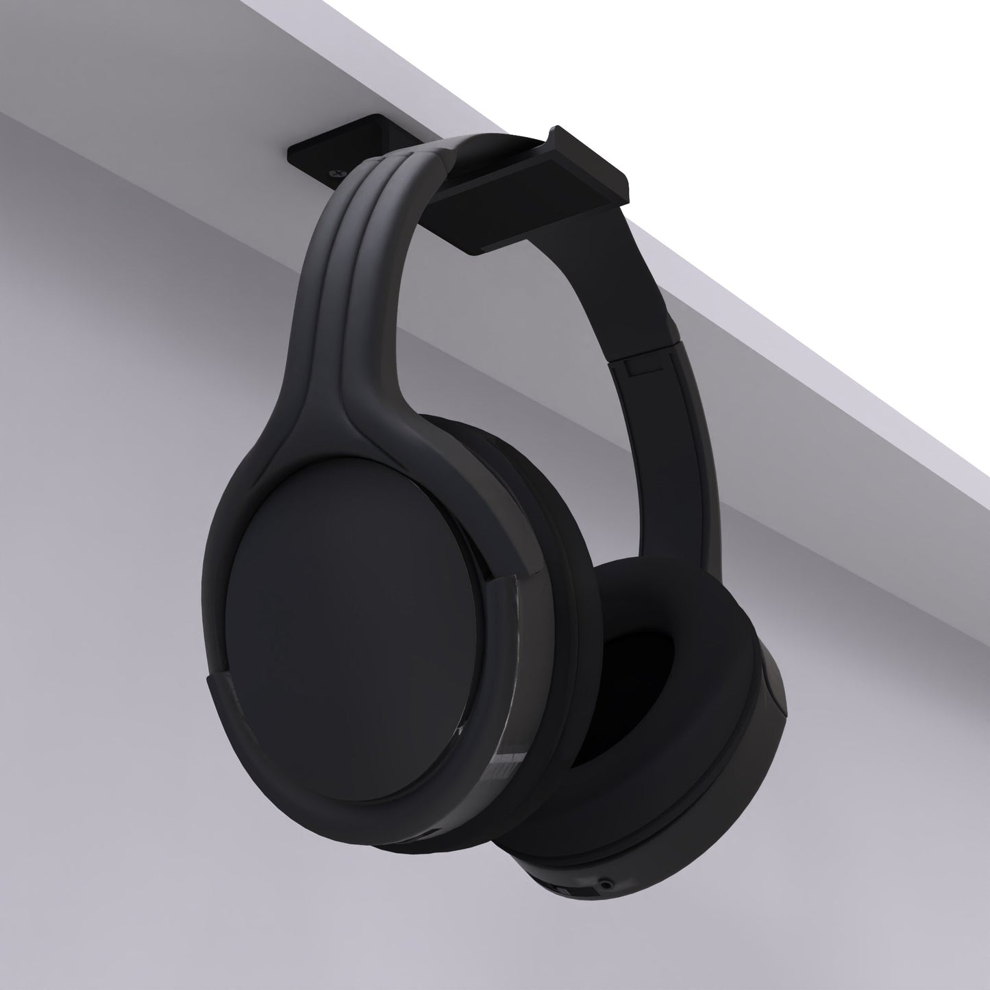 Kanto HH Universal Under Desk Headphone Hook, Black V398-KO-HH