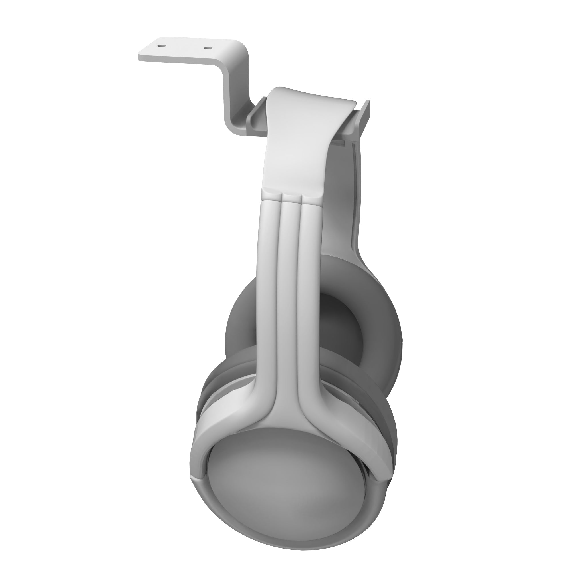 Kanto HHW Universal Under Desk Headphone Hook, White V398-KO-HHW