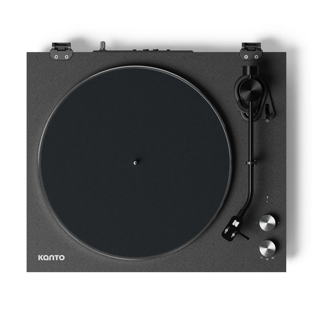 Kanto OBI3 Turntable with Bluetooth 5.3, Preamp, and Pitch Control - Matte Black V398-KO-OBI3VMB-I
