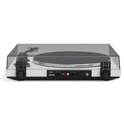 Kanto OBI3 Turntable with Bluetooth 5.3, Preamp, and Pitch Control - Matte White V398-KO-OBI3VMW-I