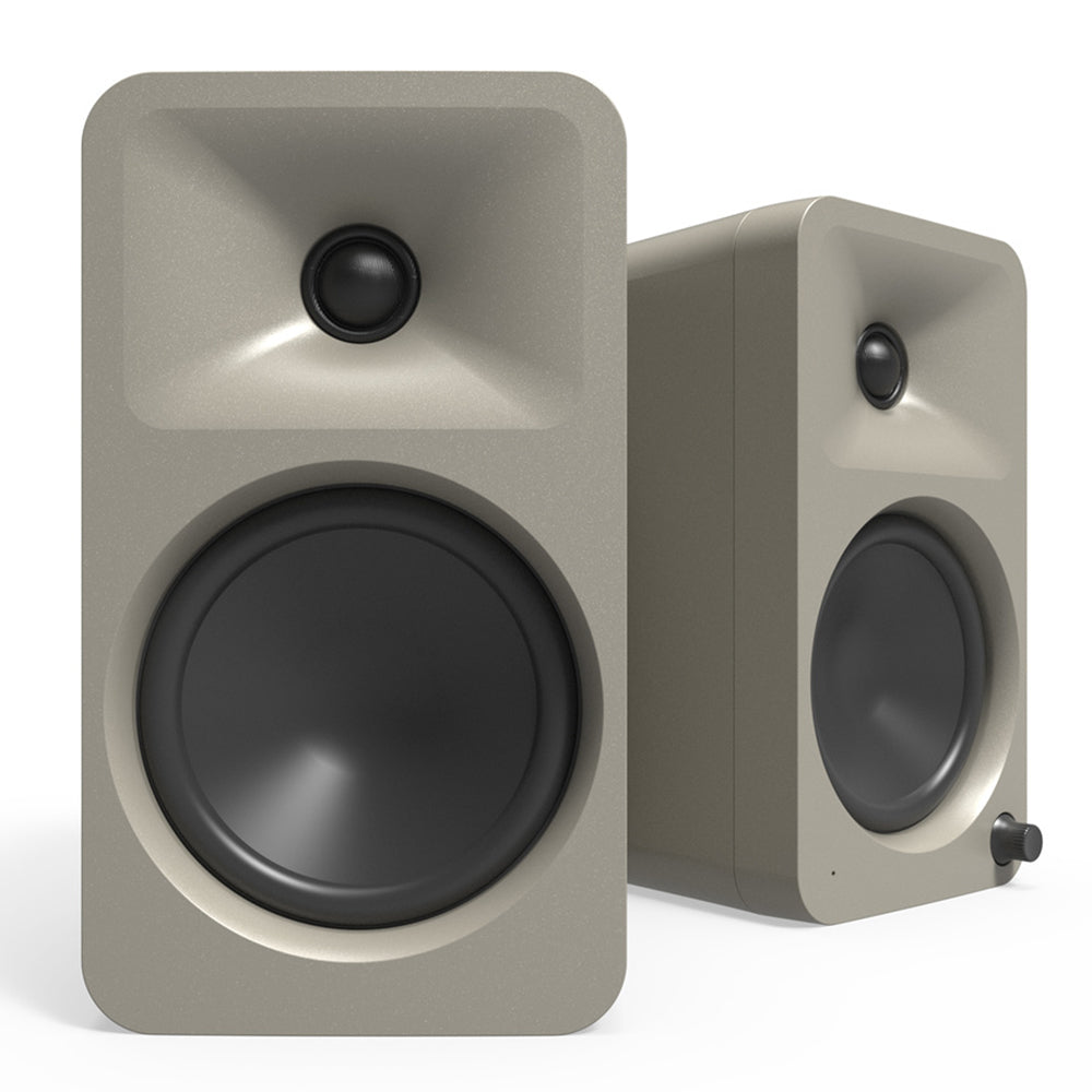 Limited Edition - Kanto ORA4 140W Powered Reference Speakers with USB-C Input and Bluetooth - Moon V398-KO-ORA4ME-I